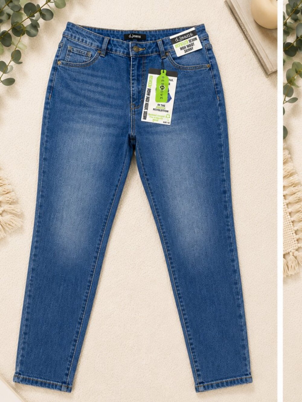 d.jeans High Waist Skinny Jeans Size 12 | Recycled Denim NWT